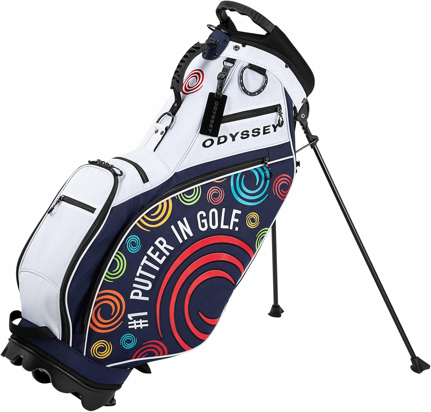 Srixon ZX Tour Staff ゴルフバッグ - ブラック/ホワイト - 新品